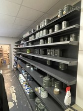 Retail Shelving and Gondolas Black 