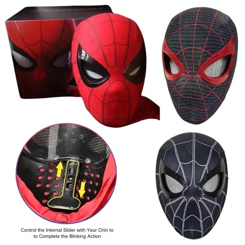 Spider man mask moving eyes - man,
