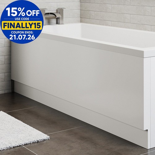 Modern acrylic side bath panel - side,