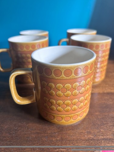 Vintage hornsea saffron mugs - 5,
