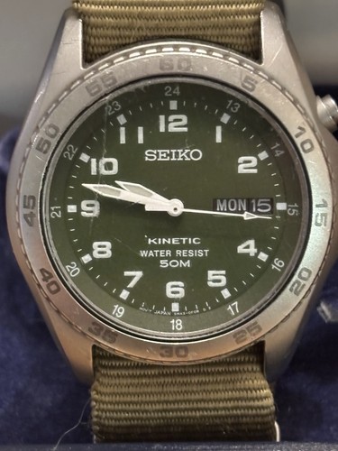 Seiko kinetic 5m43 - kinetic, 5m43-0d10