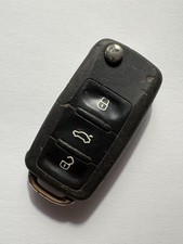 GENUINE SEAT IBIZA LEON ALTEA 3 BUTTON REMOTE FLIP CAR KEY FOB GRADE D
