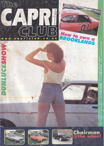 Ford capri club magazine - ford,