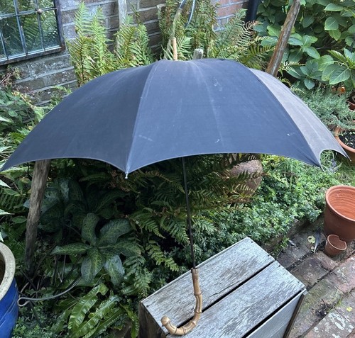 Vintage black umbrella made - umbrella, in