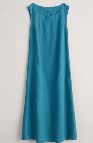 Seasalt cresting waves - , linen