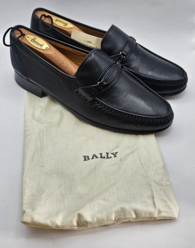 Mens bally loafers shoes black - mens,