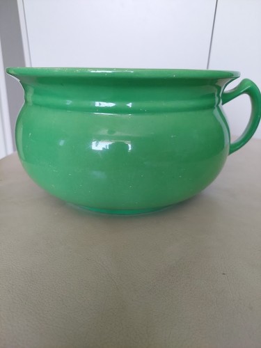 Bright green chamber pot - pot, by