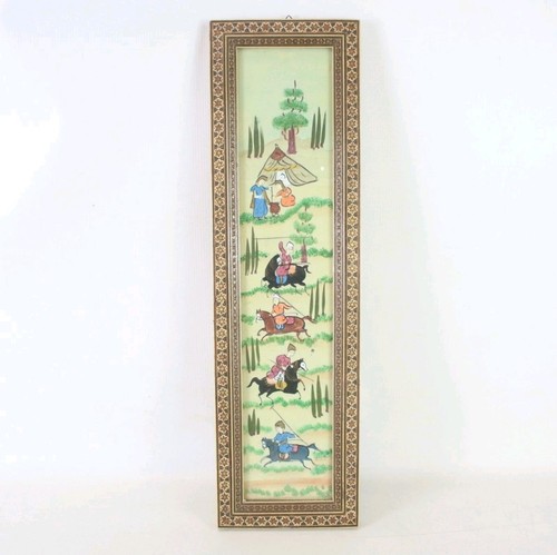 Framed vintage iranian persian - vintage,