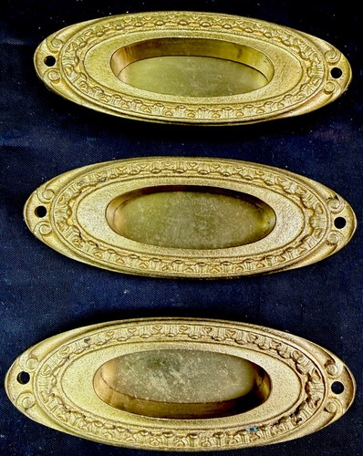 Cast brass oval victorian - oval,