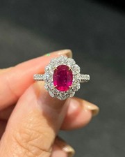 4Ct Oval Cut Natural Pink