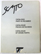PIAGGIO Scatto TVC Illustrated Scooter Spare Parts List 1990 #405295 3500/90-04