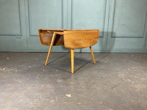 Ercol drop leaf table - table, blonde