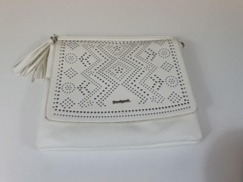 Ladies desigual white faux - white,
