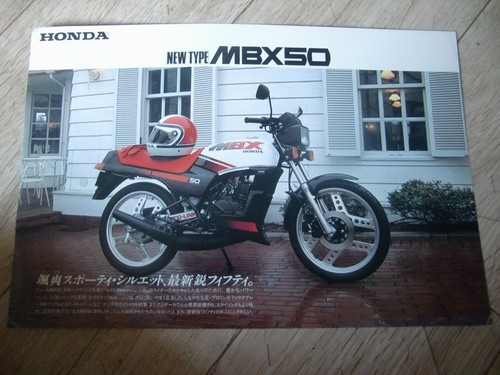 Honda mbx50 brochure from - ,