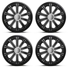 Wheel Trims 15" Black Silver