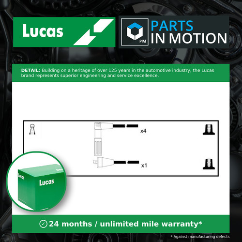 Leads ignition cables set - ignition,