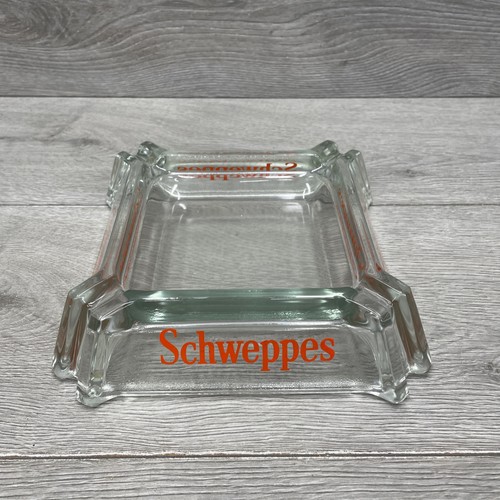 Vintage large glass - , schweppes
