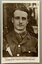 WW1 RFC Lieut William Leefe
