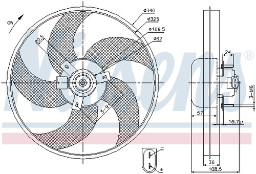 Fan radiator for - radiator,