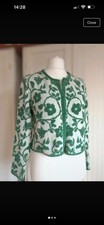 Zara Green& White Knit