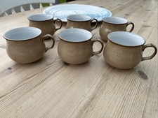 Six Denby Small Beige And