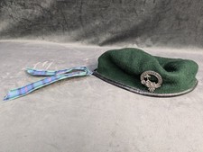 Pure Wool Scottish Military Bonnet Tam O'Shanter Beret Hat Cap Clan MacDonald