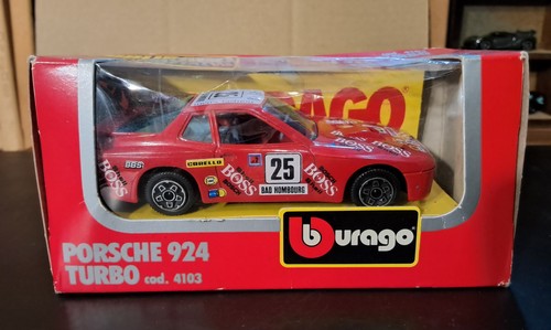 Bburago red porsche 924 turbo - bburago,