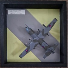 UNIQUE Corgi First Issue 1:144 RAF Hercules C-130K Runway Framed Model Vulcan