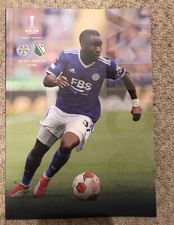 LEICESTER CITY v LEGIA WARSAW 25.11.21 EUROPA LEAGUE PROGRAMME
