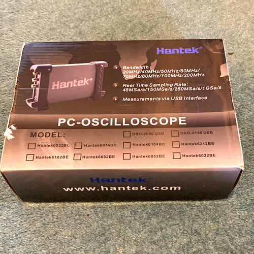 Hantek 6022be based usb - 6022be, pc-based