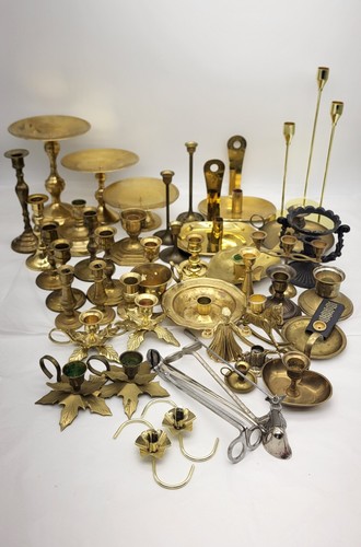 50pc brass metals candle - 50pc,