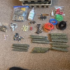 OO Gauge Model Railway Accessories Joblot Lamposts, Animals, Signs People