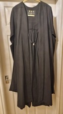 Ede and Ravenscroft Black Graduation Gown / Masonic Gown / Harry Potter Size 50