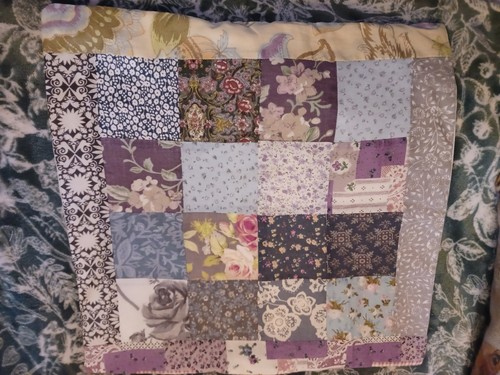 Patchwork cushion cover - cushion,