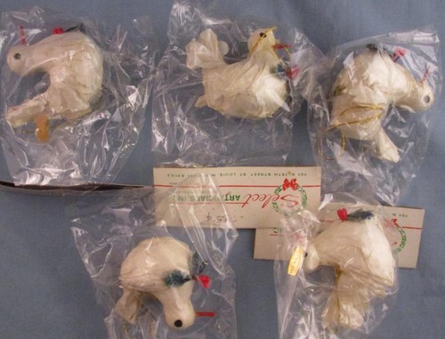 Vtg new lot white - of, turtle