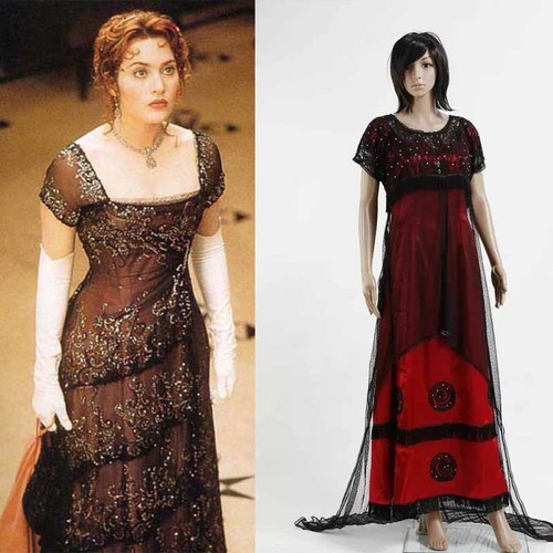 Titanic rose red dress - rose,