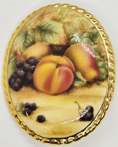 Vintage brooch aynsley bone - aynsley,