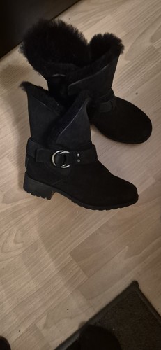 Never worn black ugg boots - black, uk