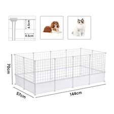 24 Panels DIY Pet Fence Puppy