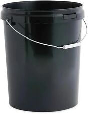 Bucket + Lid Tub Pail Container Plastic Tamper Handle 1L 3L 5L 10L 20L 25L 30L