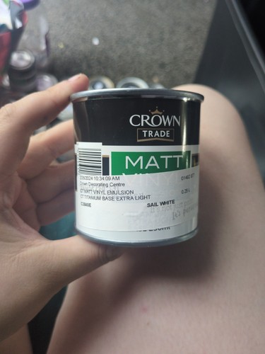 Paint tester pots pale blue - paint,