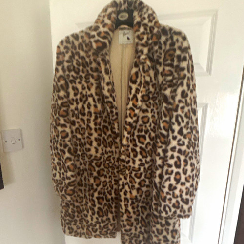 Yumi leopard print faux fur - yumi,