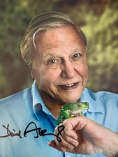 David Attenborough Hand Signed