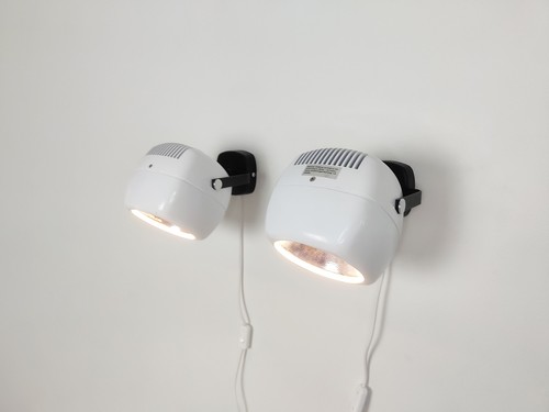 Vintage pair wall lamp - of,