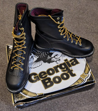 GEORGIA Men's Logger Black Mid