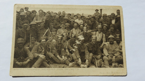 Postcard ww1 british soldiers - postcard,