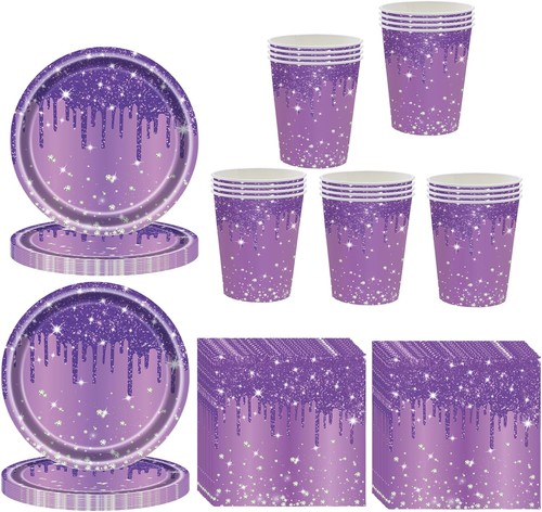Pcs purple party - pcs,