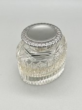 EDWARDIAN CUT GLASS & STERLING