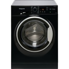 Hotpoint NSWM 946 BS UK 9Kg Washing Machine Black 1400 RPM A Rated