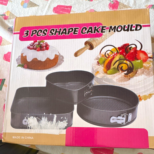 3pc cake tin - 3pc, mould